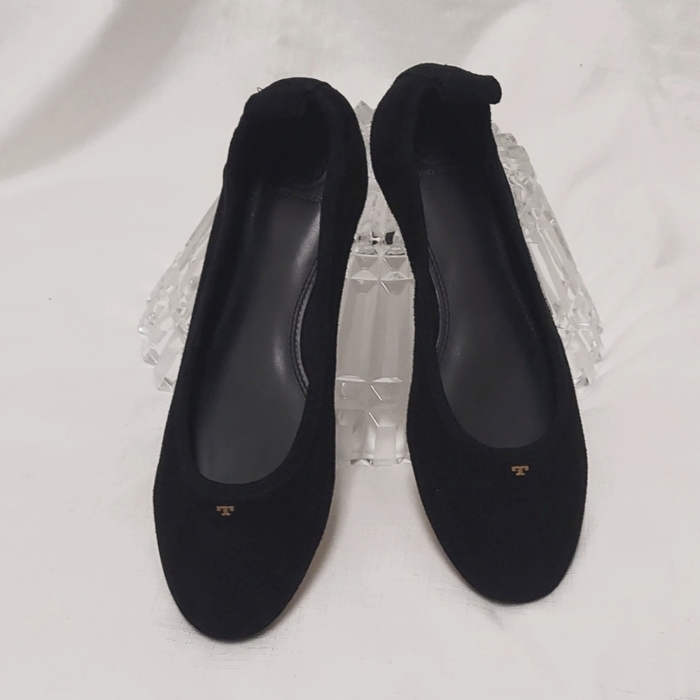 TORY BURCH EUC Suede Ballet Flats Slippers